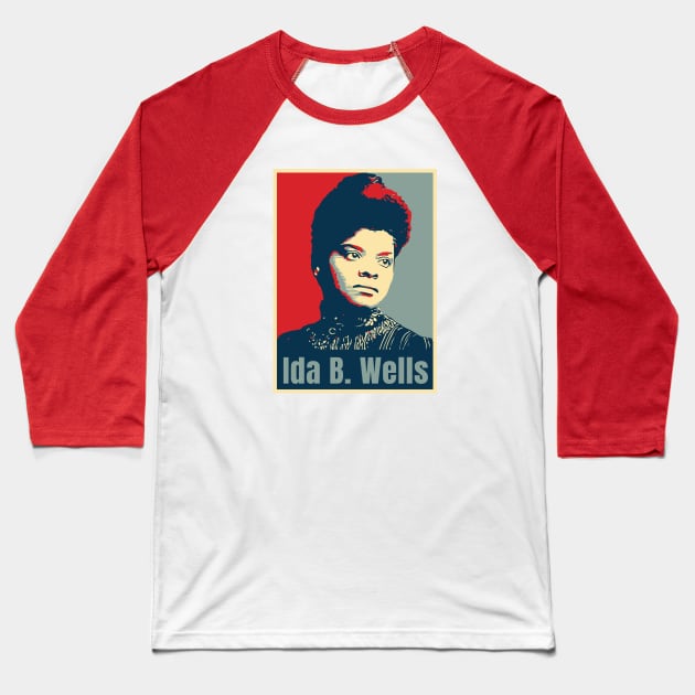 Ida B Wells Baseball T-Shirt by dan89